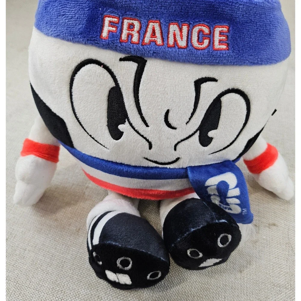Jazwares FIFA World Cup 2026 France Fan Plush Soccer Ball Toy NWT Collectible